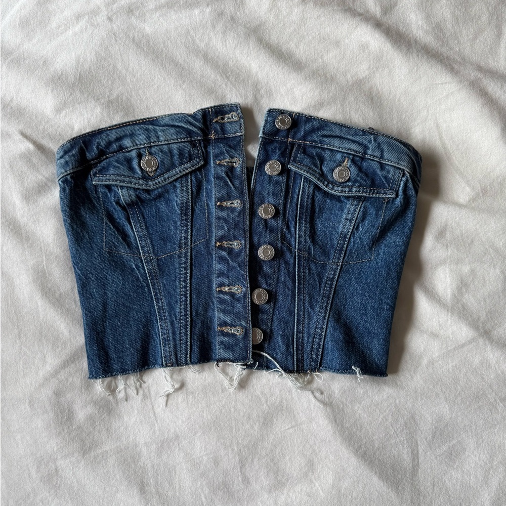 Zara Denim Top